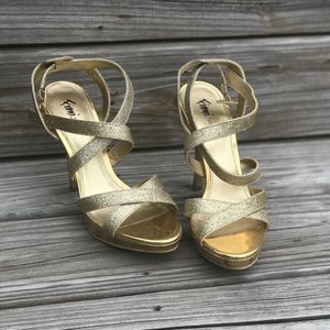 Gold Fioni Night Heels